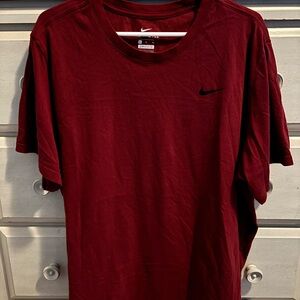 Nike Burgundy Dri-FIT Tee